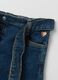 Girls' blue denim wide leg trousers_1