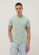 Green pure cotton short-sleeve T-shirt_1