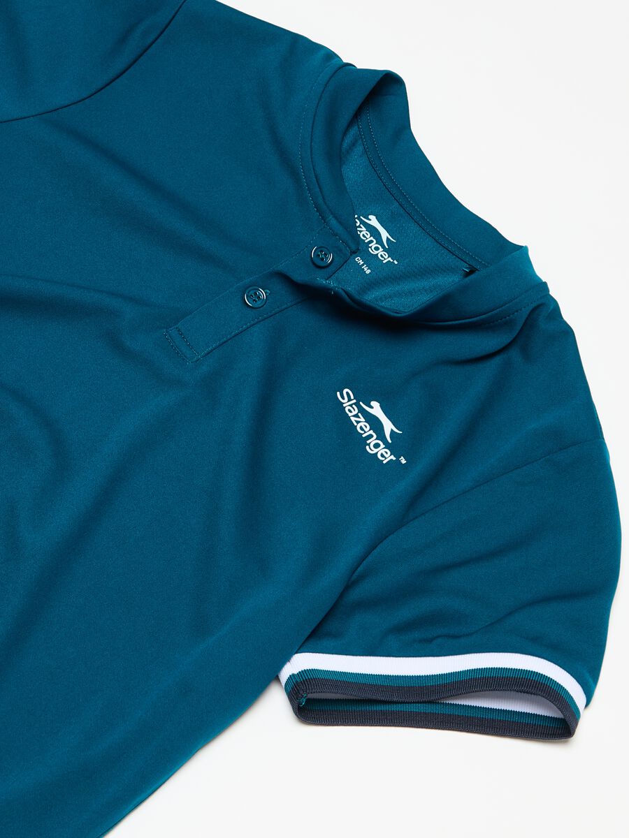 Slazenger tennis polo shirt with mandarin collar_2