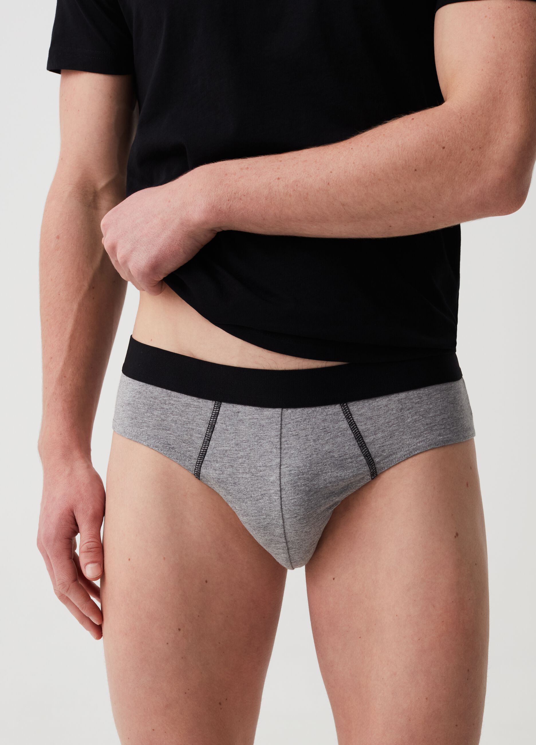 Five-pack organic cotton briefs