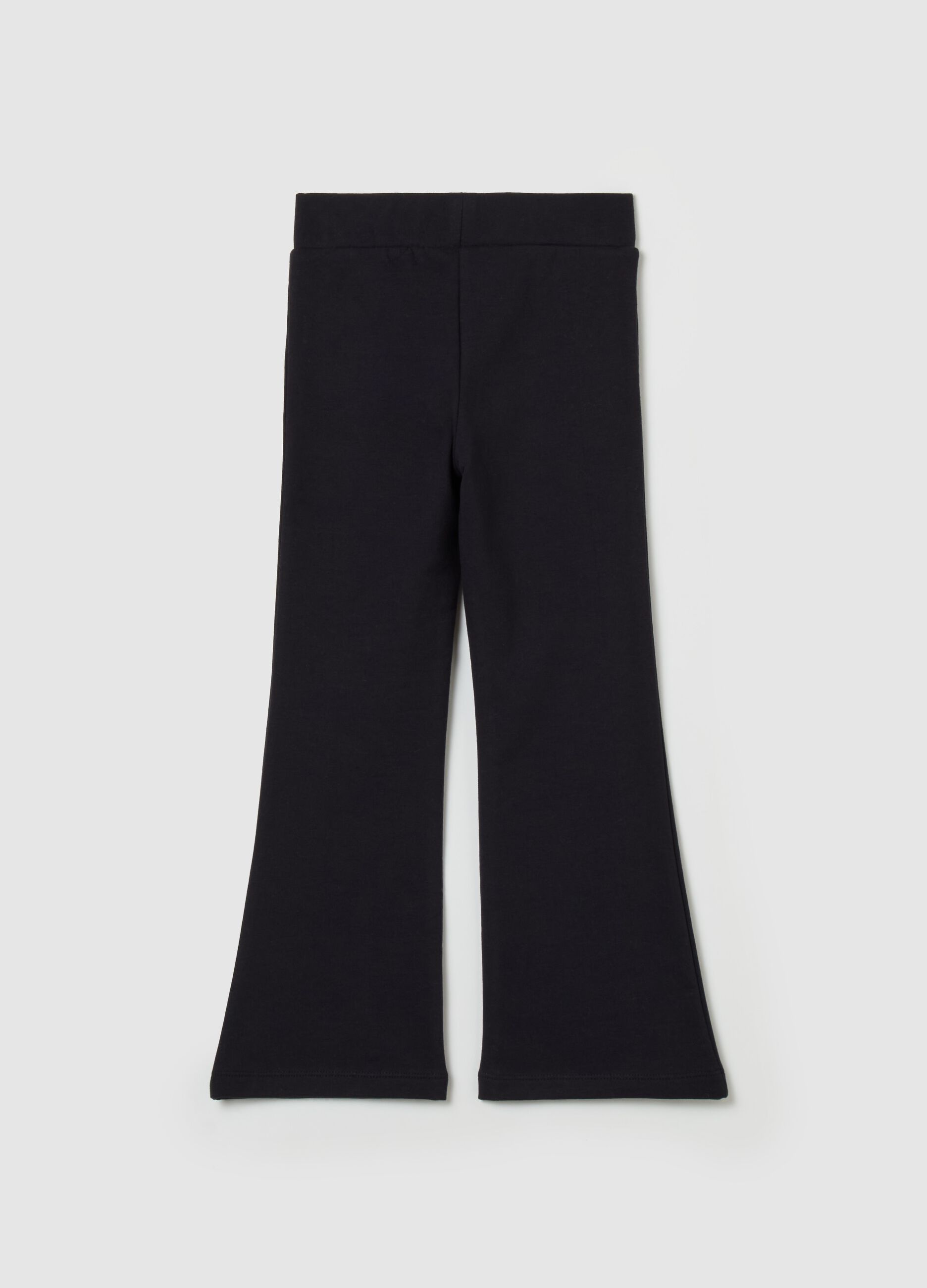 Flare-fit joggers with Wicked print with diamantés