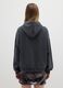 Grey cotton blend regular fit hoodie with print_3