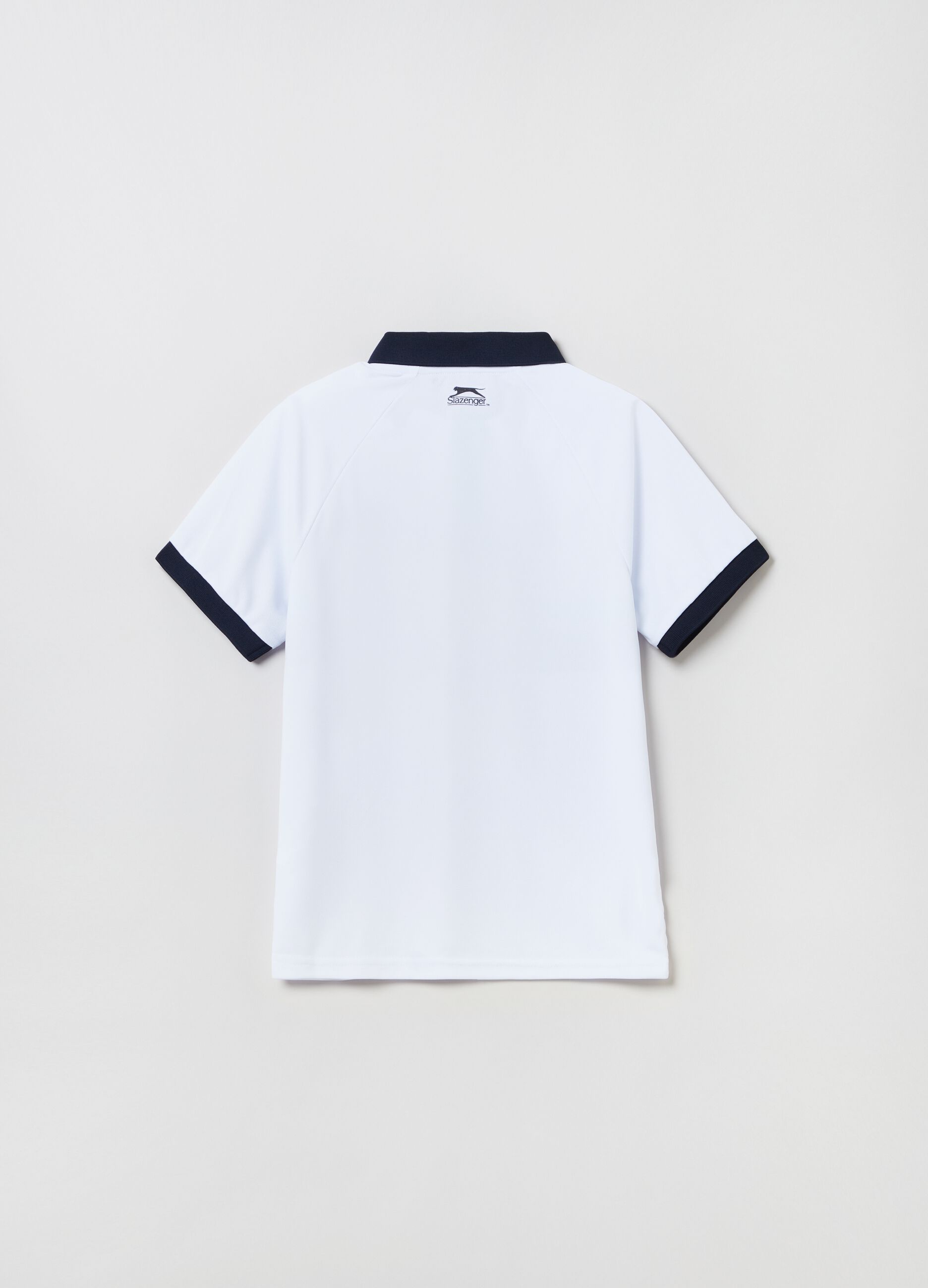 Polo da tennis con bande a contrasto Slazenger_1