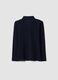 Blue piqu&eacute; polo shirt in pure organic cotton, regular fit, for boys_1