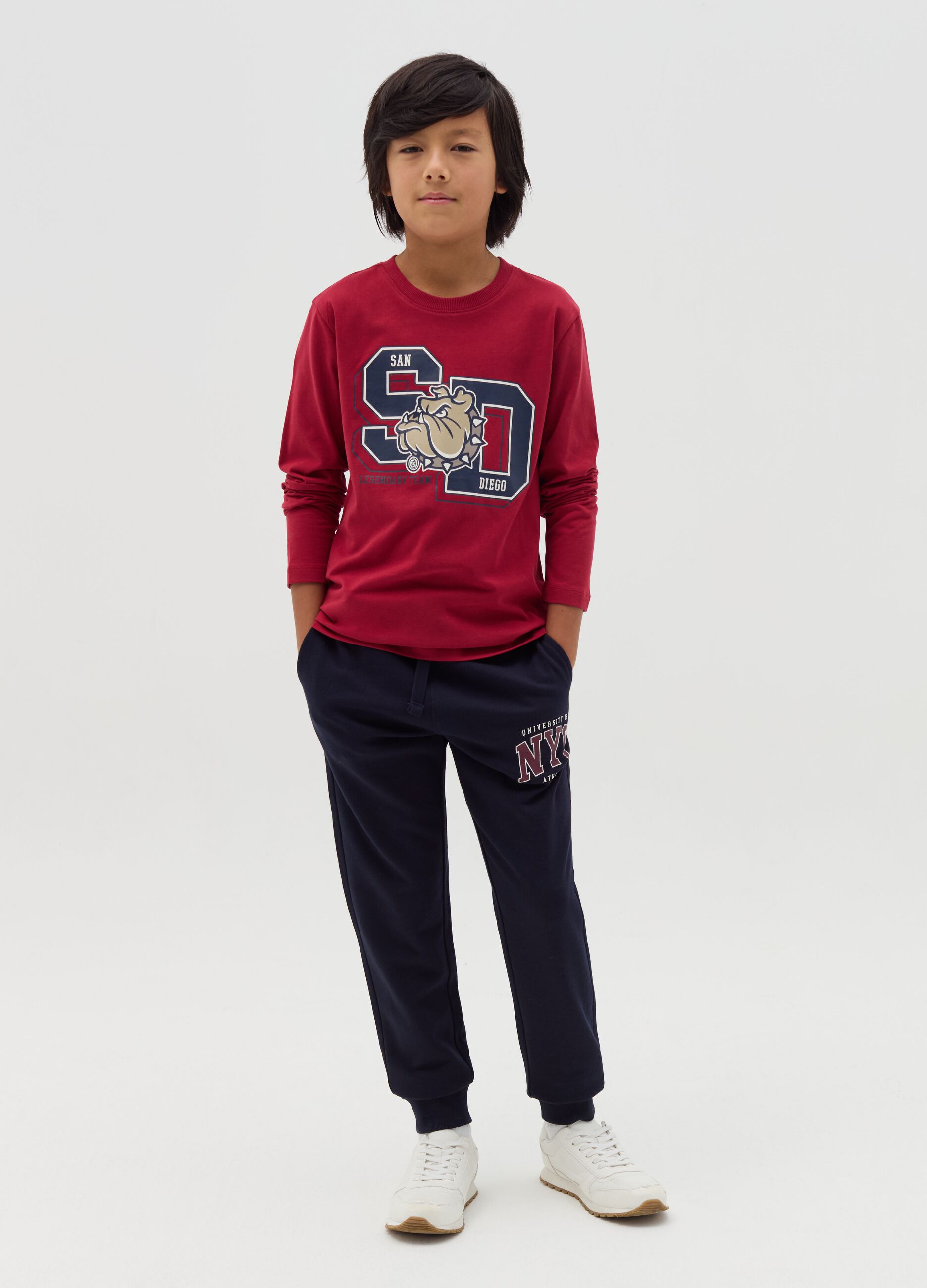 Joggers con coulisse "NYC Athletic Team"