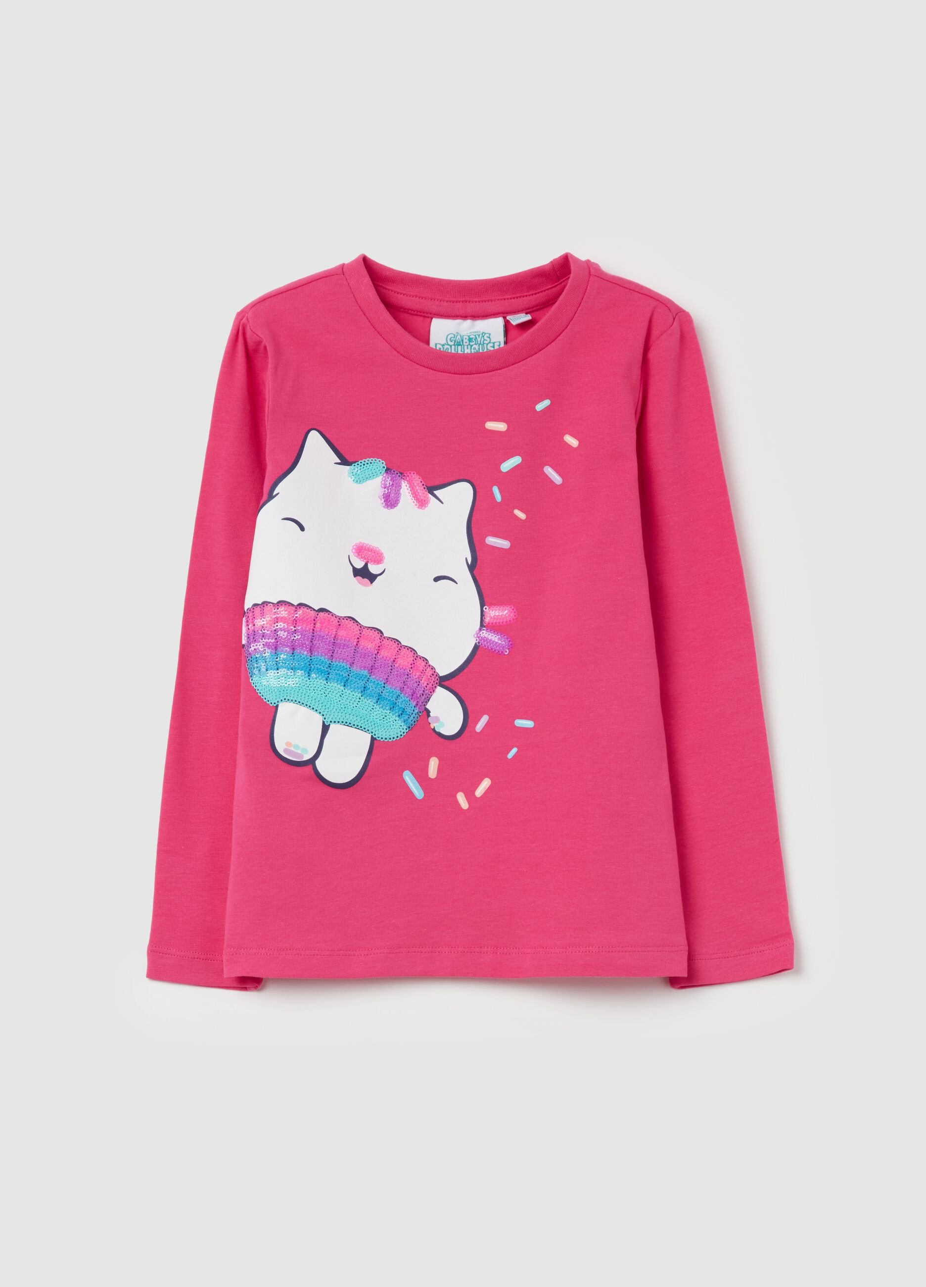 Long-sleeved T-shirt with Gabby print
