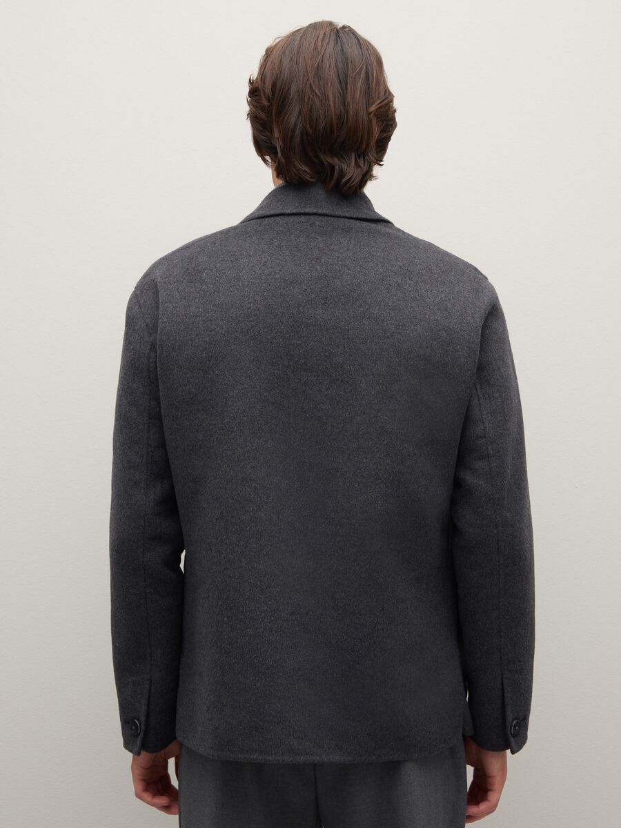 Blazer grigio con bottoni regular fit_2
