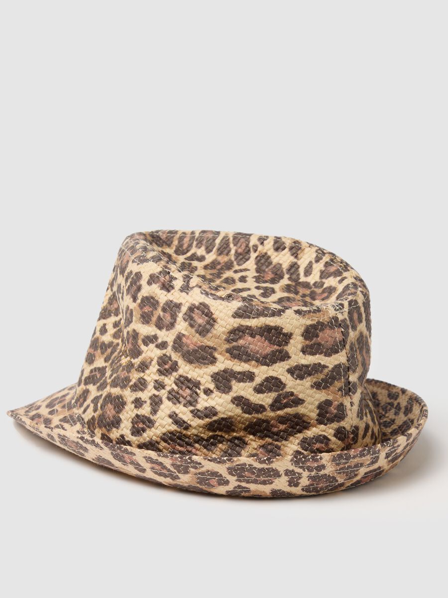 Women's hat in pure multicolour paper fabric_2