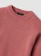 Dusty pink crew-neck top with puff sleeves, regular fit_3