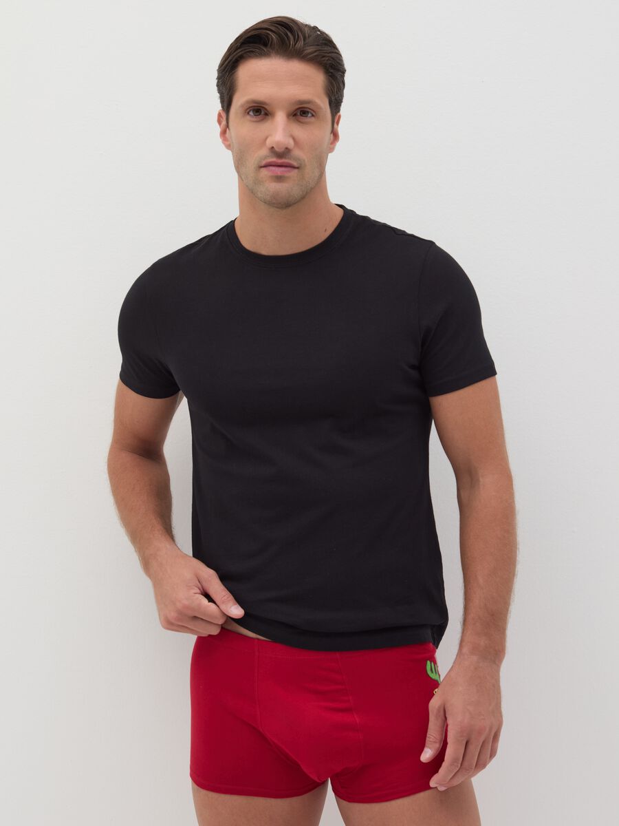 Boxer shorts with Christmas print_0
