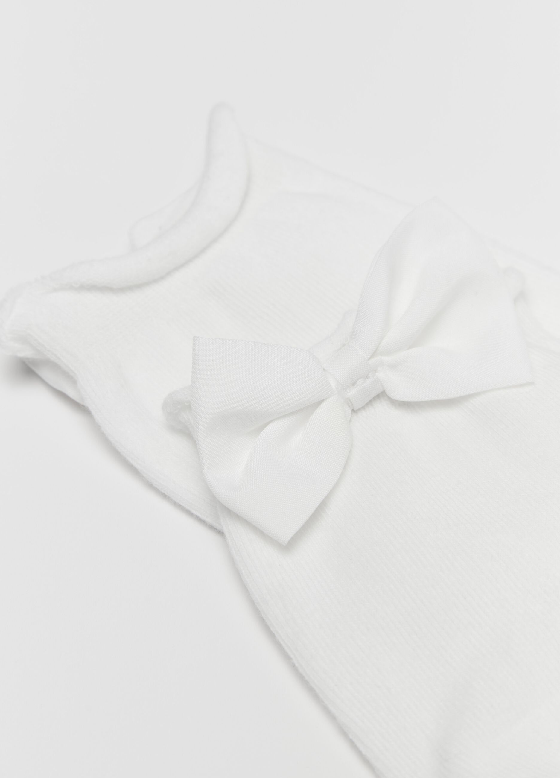 Calze stretch con fiocco 