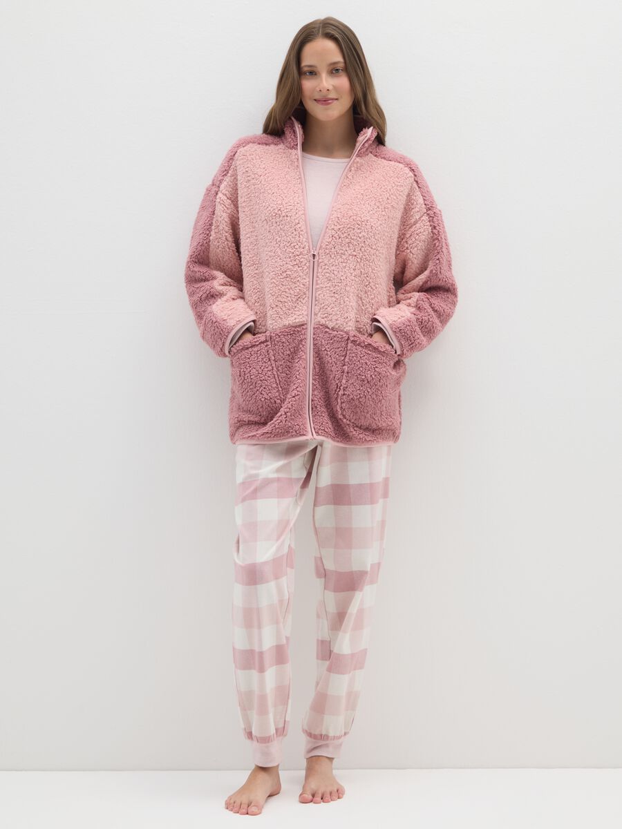 Pink robe with pockets_0