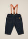 Denim trousers for baby with braces_1