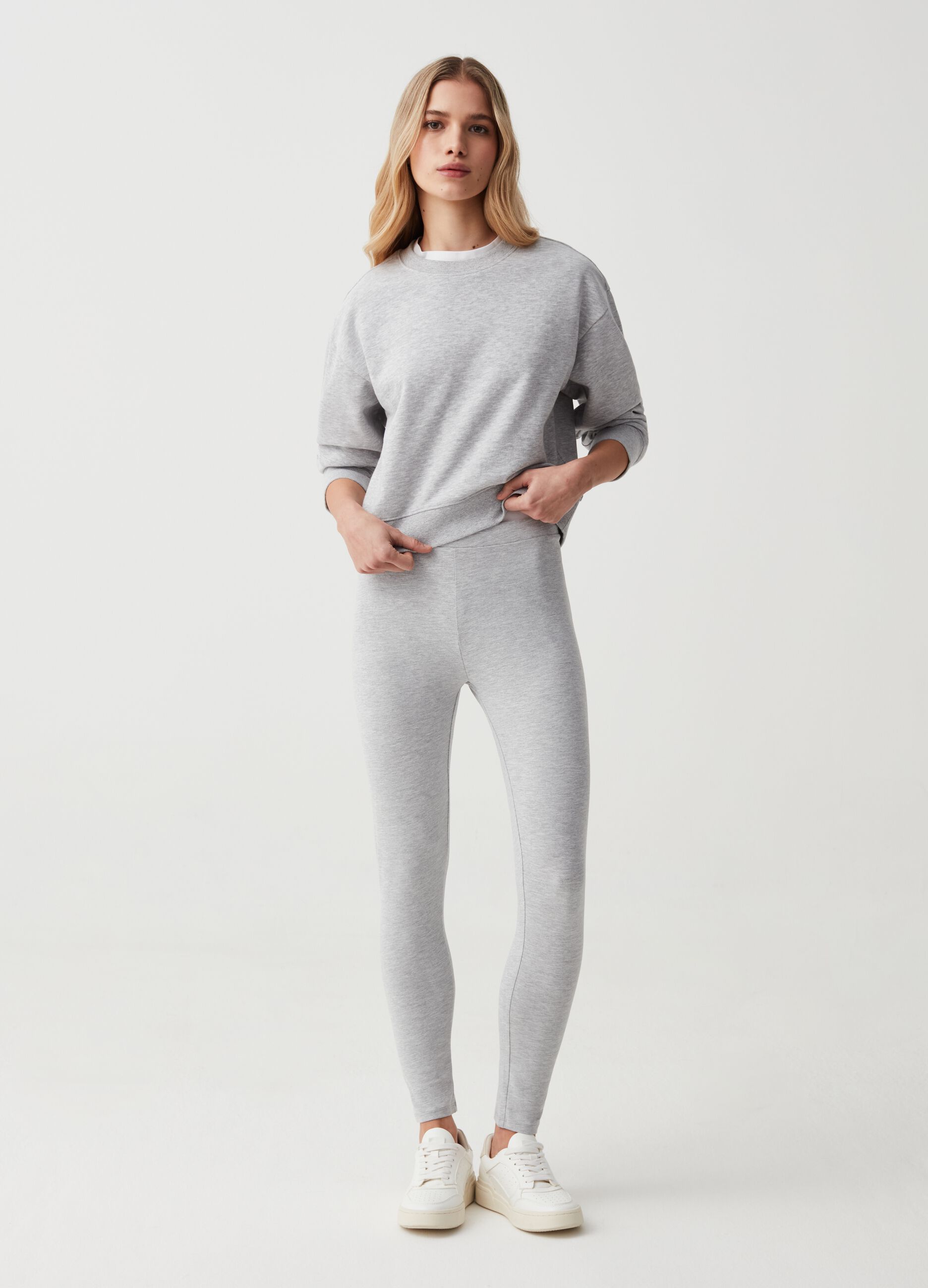 Leggings Essential in cotone stretch