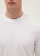 White long sleeve T-shirt in stretchy cotton regular fit_3