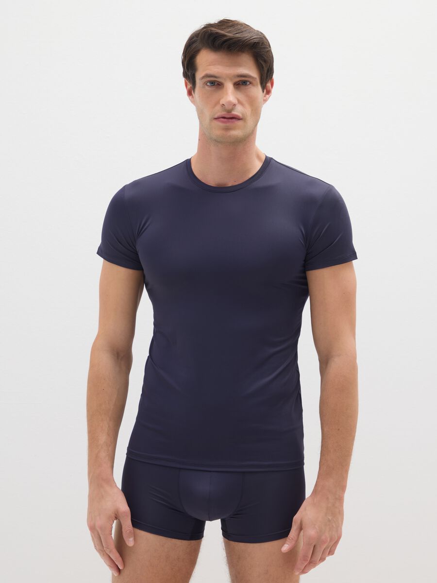 Blue Microfiber T-Shirt Twin Pack_0