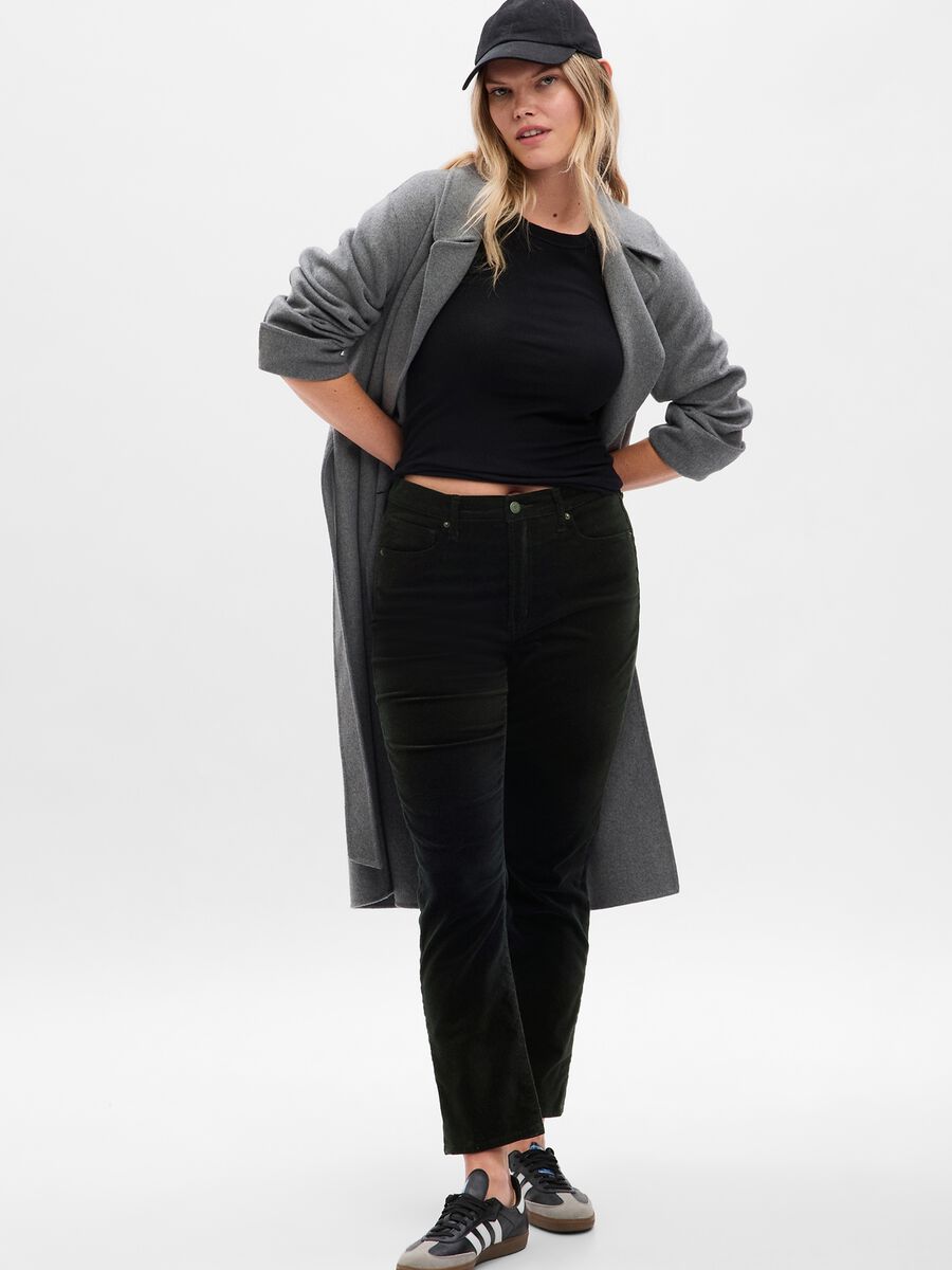Pantaloni slim fit in velluto_3