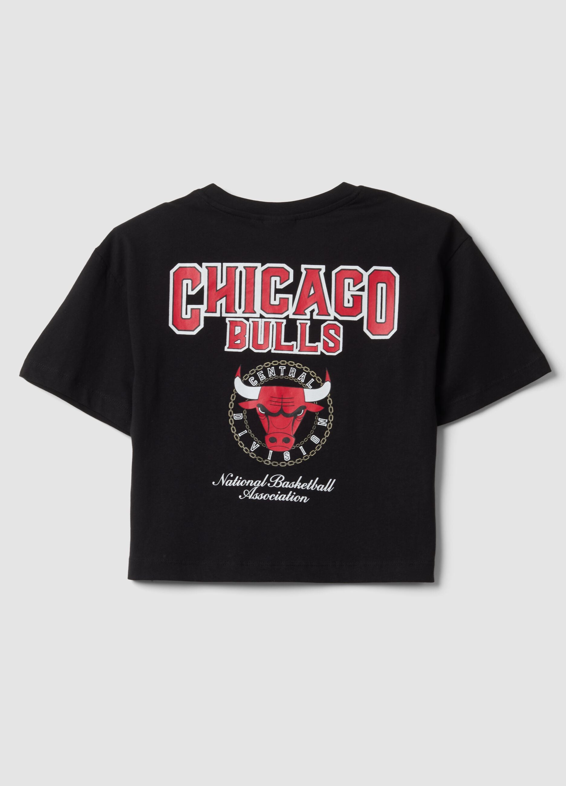 Black pure cotton short-sleeve T-shirt