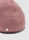 Pink pure organic cotton knitted hat for baby girl_2