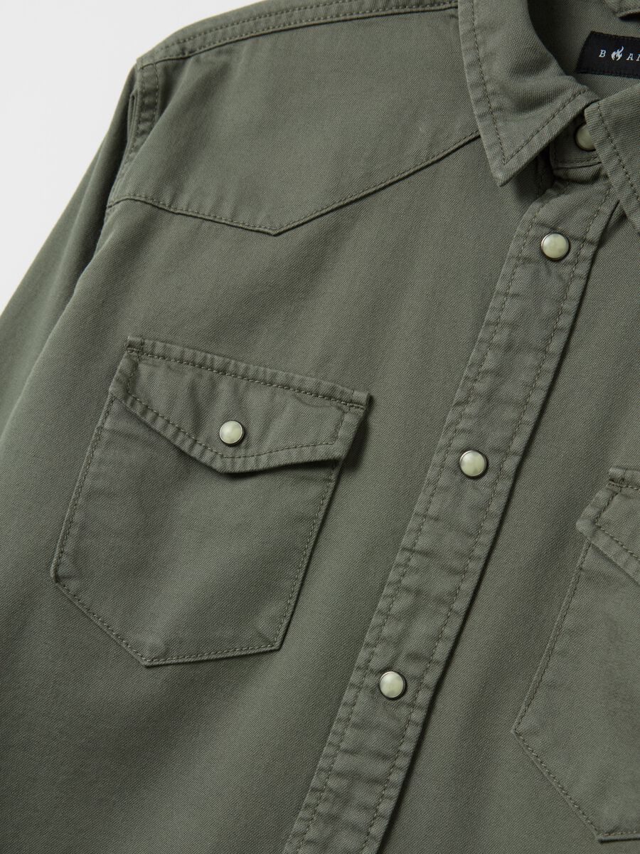 Cowboy shacket in cotton_5