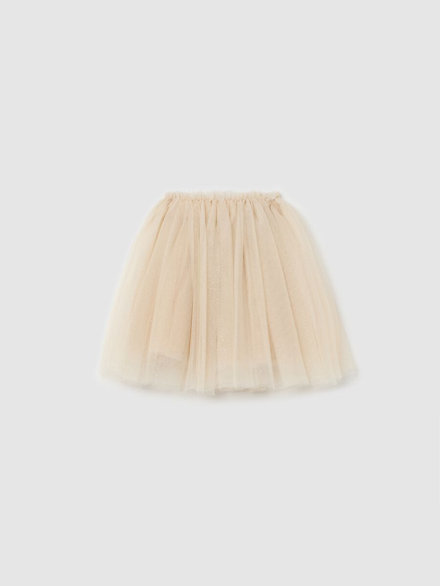 Tulle skirt with glitter_0