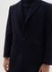 Blue Regular Fit Coat with Buttons_4
