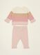 Multicolour striped pure cotton set for baby girl_3