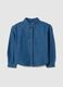 Girls' pure cotton denim shirt regular fit_0