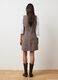 Brown wool blend dress_4
