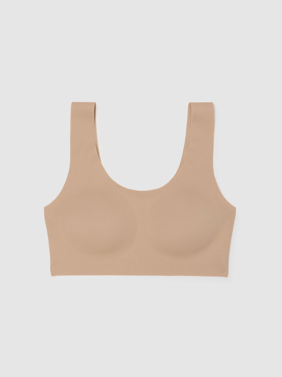 Seamless bralette in microfibre_0