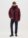 Burgundy The Iconic Puffer Jacket with Adjustable Hood_1