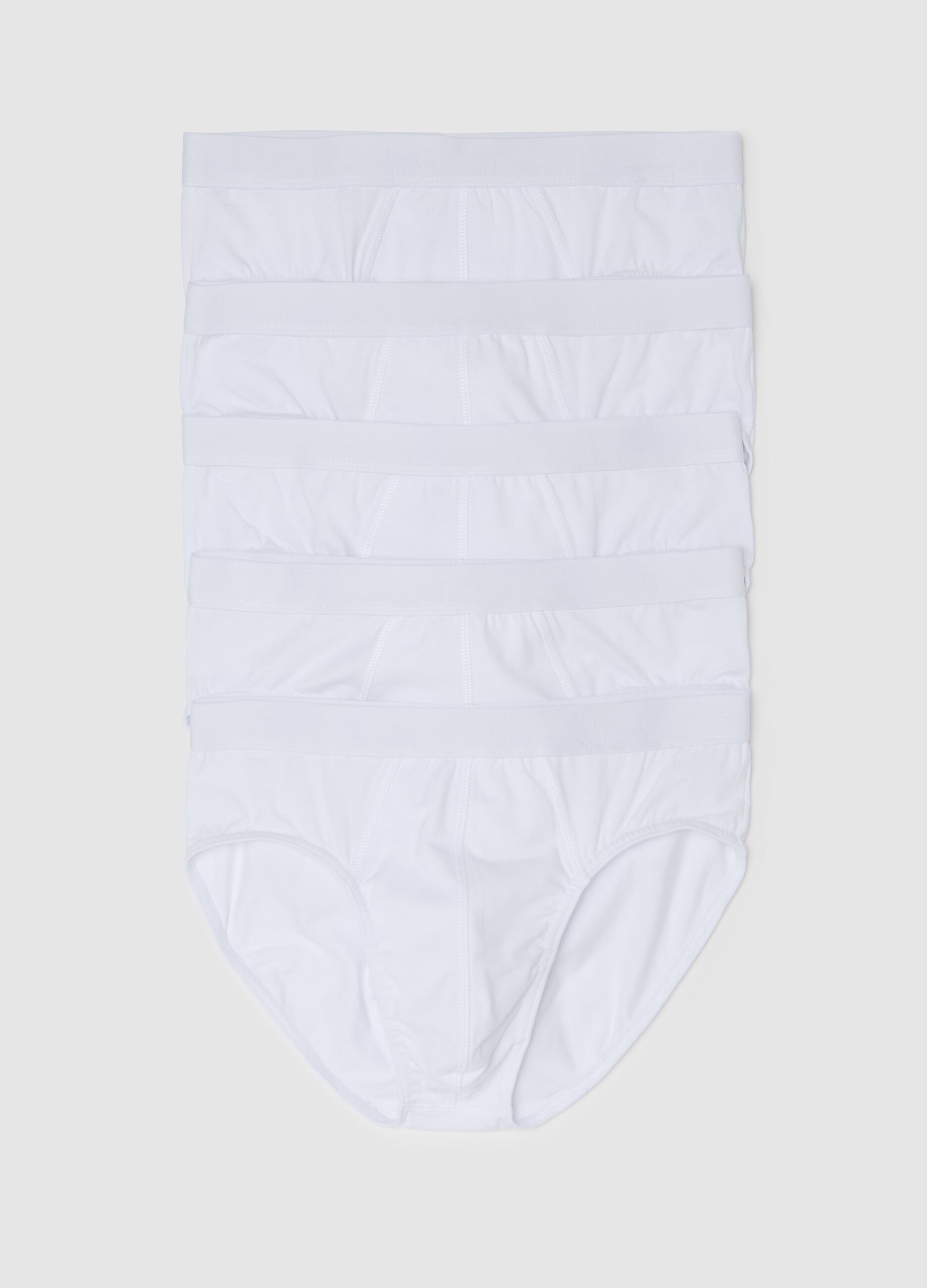 Set cinque slip in cotone bio