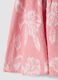 Girls&rsquo; pure cotton ruffle skirt with pink stripes_3
