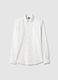 Slim fit long sleeve white shirt in pure cotton_4