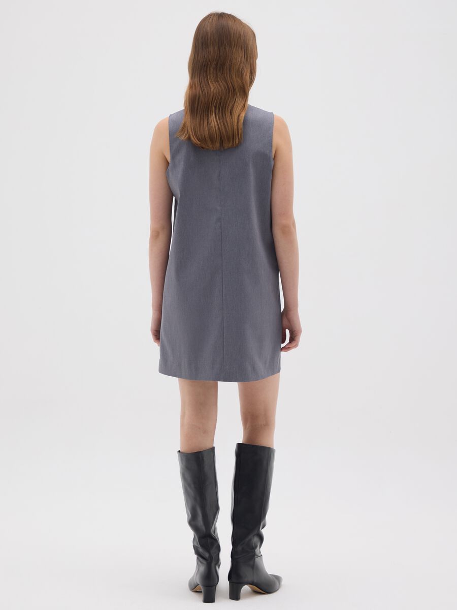 Grey women's dress_2
