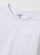 Maglia da bambino in puro cotone bianca regular fit_2