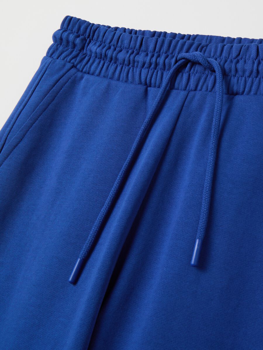 Fleece joggers with drawstring_5