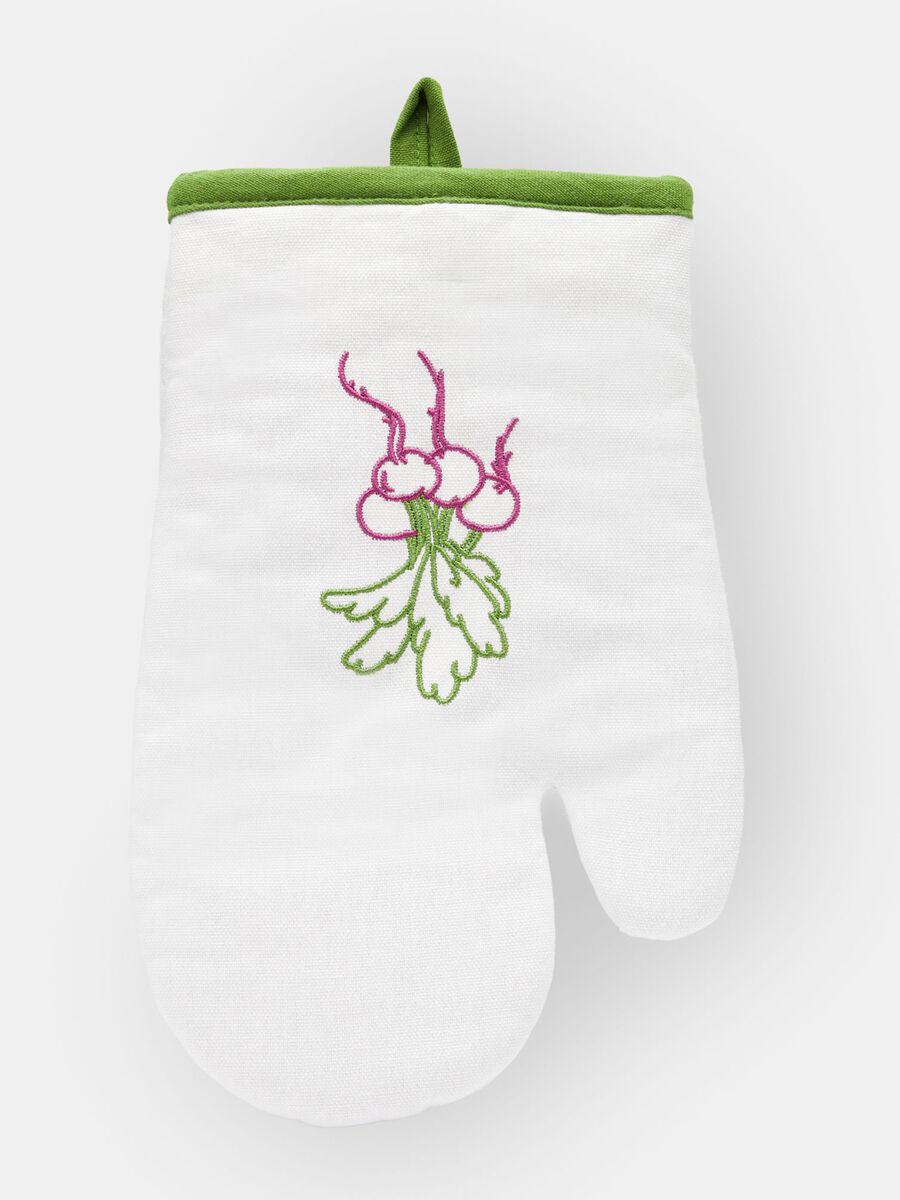Cotton glove with embroidery_0