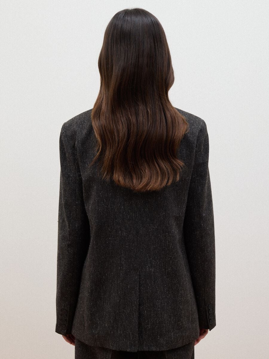 Brown wool and viscose-blend blazer_3