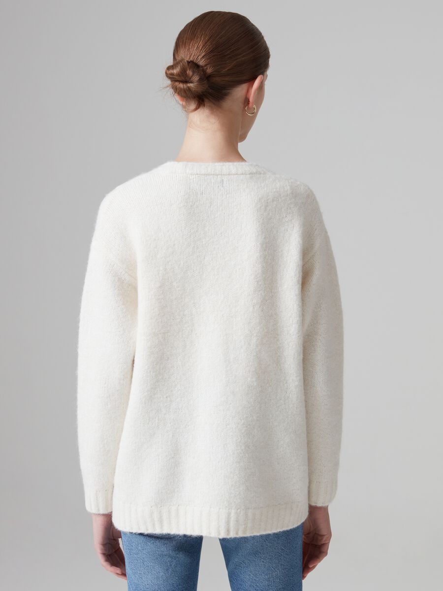 Cardigan con scollo a V_2