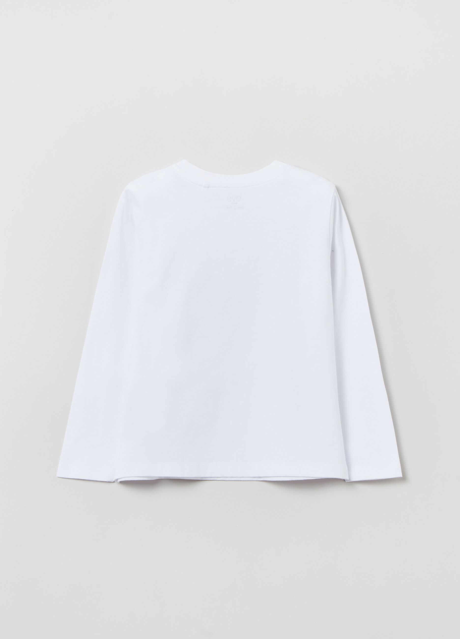 T-shirt a maniche lunghe in cotone_1