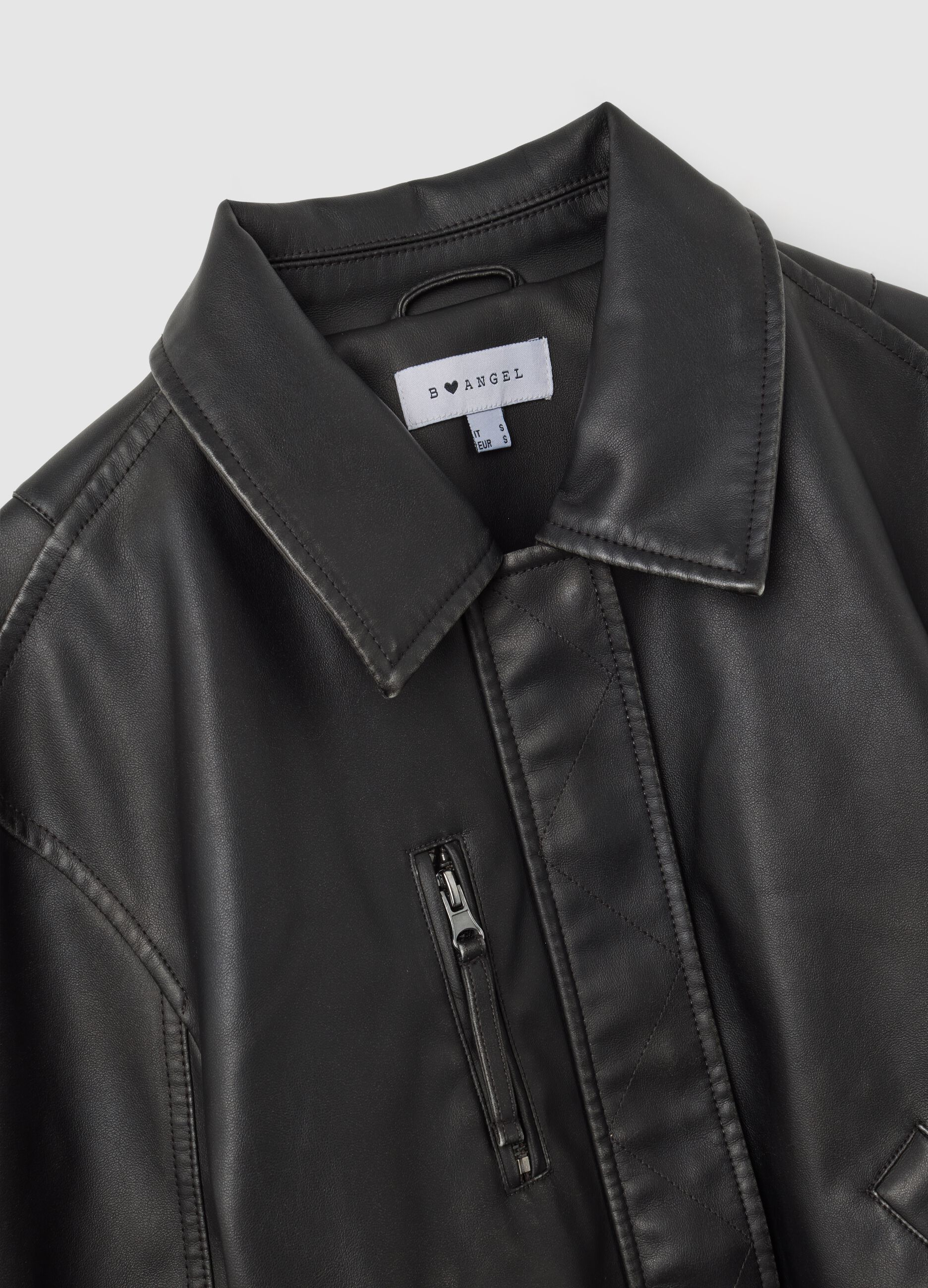 Black Slim Fit Bomber Jacket