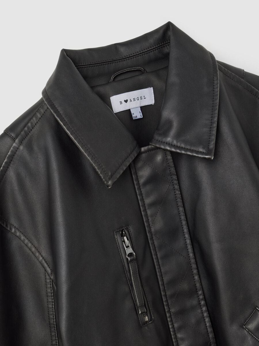 Giacca bomber nero slim fit_5