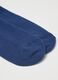 Calze midi blu in misto cotone_2