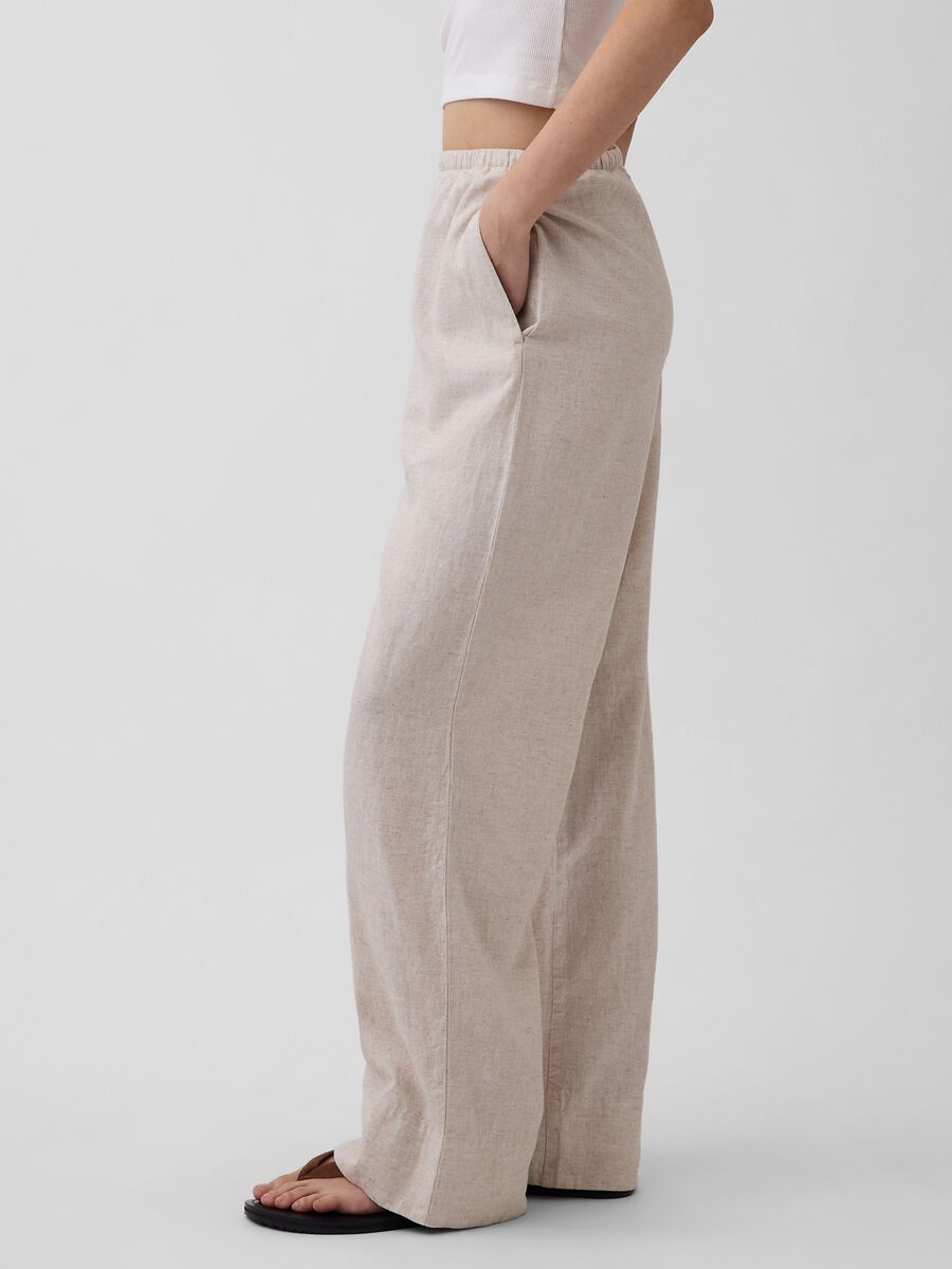 Linen-blend trousers_3