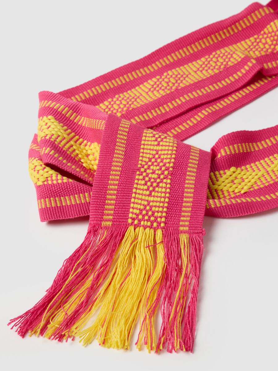 Women's Multicolour Belt Band in Stretch Fabric_1