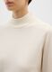 White regular fit high-neck sweater_3