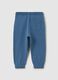 Children's turquoise cotton jogger trousers_1
