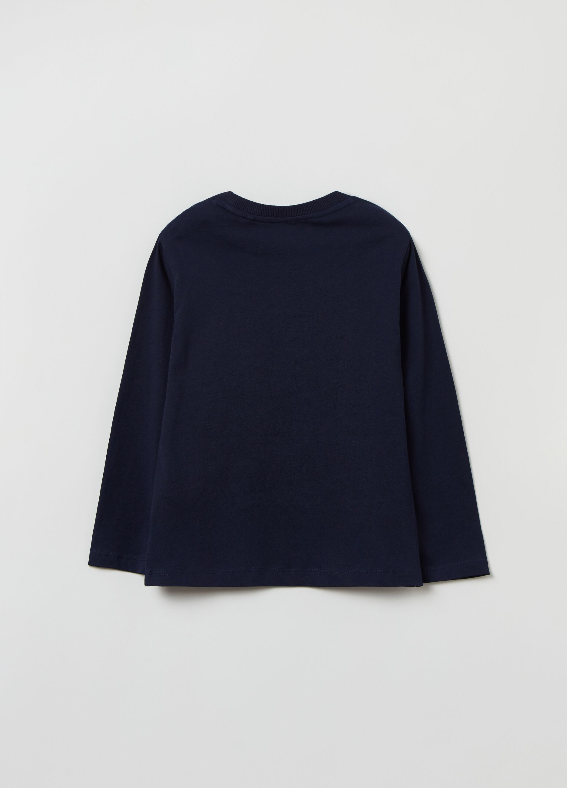 T-shirt a maniche lunghe con stampa_1