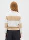 Girls' Regular Fit Multicoloured Striped Crew Neck Jumper_1